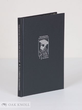 Order Nr. 129834 THE DOVES PRESS IN THE JOURNALS OF T.J. COBDEN-SANDERSON