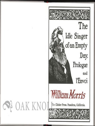 THE IDLE SINGER OF AN EMPTY DAY.
