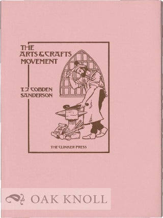 Order Nr. 129858 THE ARTS & CRAFTS MOVEMENT. T. J Cobden-Sanderson