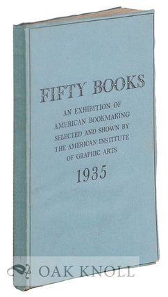 Order Nr. 129957 CATALOGUE OF THE FIFTY BOOKS OF THE YEAR FOR 1935