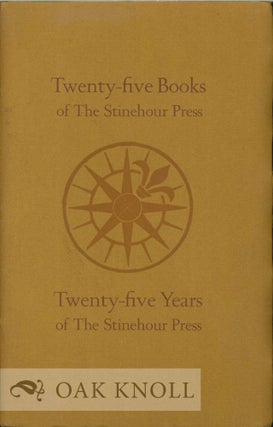 Order Nr. 129968 TWENTY-FIVE BOOKS OF THE STINEHOUR PRESS: TWENTY-FIVE YEARS OF THE STINEHOUR PRESS