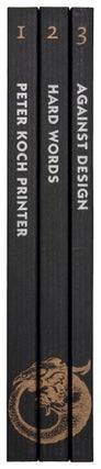 Order Nr. 130012 PETER KOCH, PRINTER: A DESCRIPTIVE BIBLIOGRAPHY (1975-2016). Peter Rutledge...