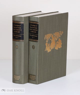 Order Nr. 130129 CATALOGUE OF THE COTSEN CHILDREN'S LIBRARY: THE TWENTIETH CENTURY (VOLS I & II