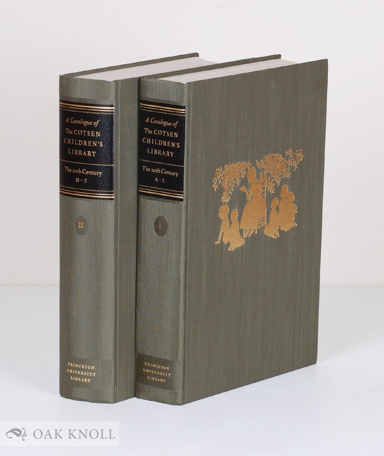 Order Nr. 130129 CATALOGUE OF THE COTSEN CHILDREN'S LIBRARY: THE TWENTIETH CENTURY (VOLS I & II)