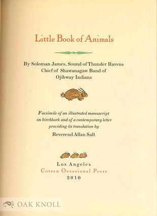 LITTLE BOOK OF ANIMALS