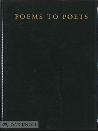 Order Nr. 130155 POEMS TO POETS. Richard Eberhart