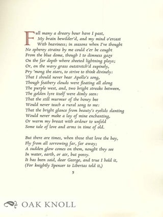 TO MY BROTHER GEORGE.
