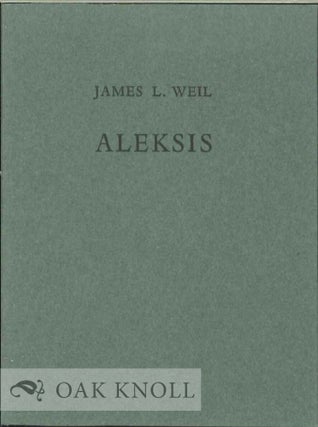 Order Nr. 130245 ALEKSIS. James L. Weil