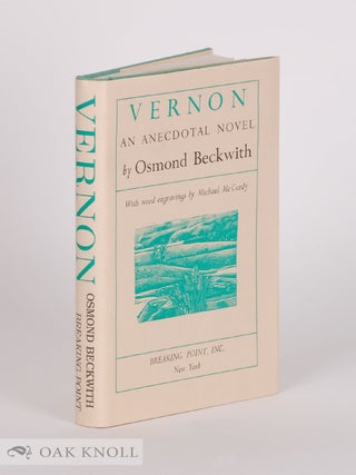 Order Nr. 130277 VERNON: AN ANECDOTAL NOVEL. Osmond Beckwith
