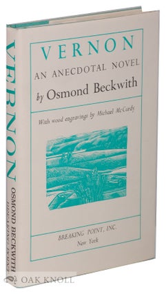 Order Nr. 130277 VERNON: AN ANECDOTAL NOVEL. Osmond Beckwith