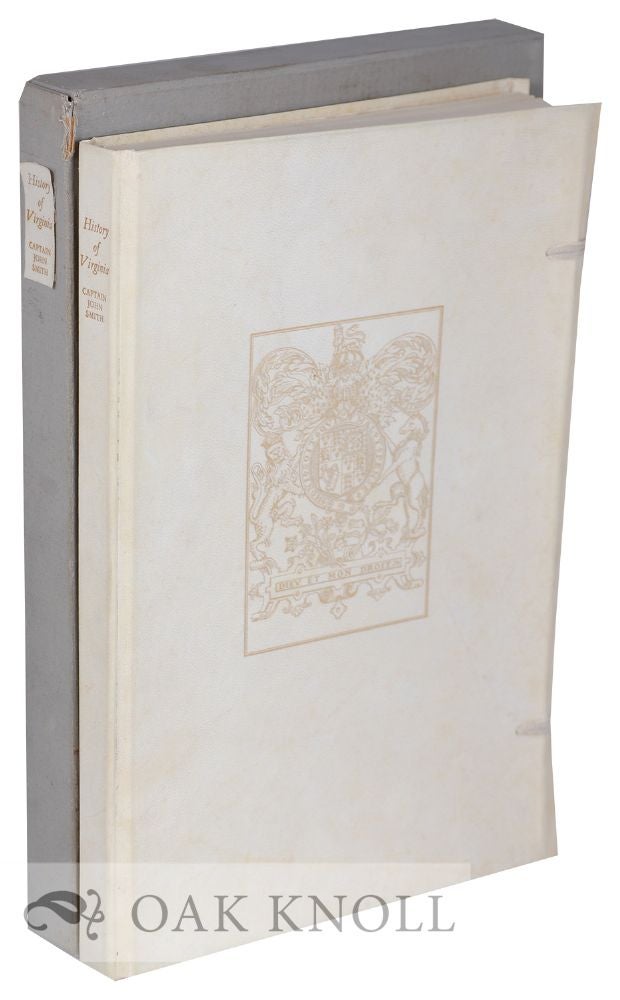 Order Nr. 130571 THE GENERALL HISTORIE OF VIRGINIA, NEW-ENGLAND AND THE SUMMER ISLES. John Smith.