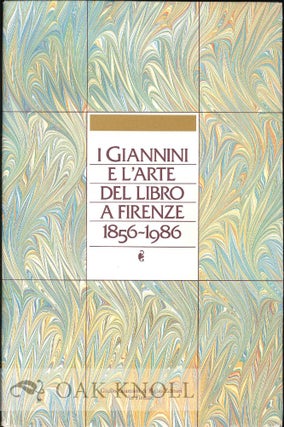 Order Nr. 130720 I GIANNINI E L'ARTE DEL LIBRO A FIRENZE 1856-1986