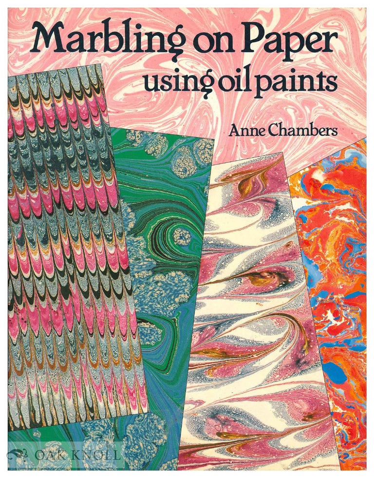 Order Nr. 130803 MARBLING ON PAPER USING OIL PAINTS. Anne Chambers.