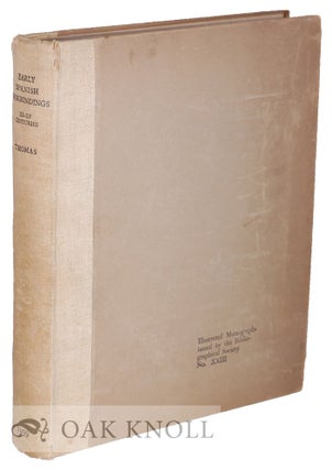Order Nr. 130807 EARLY SPANISH BOOKBINDINGS XI-XV CENTURIES. Henry Thomas