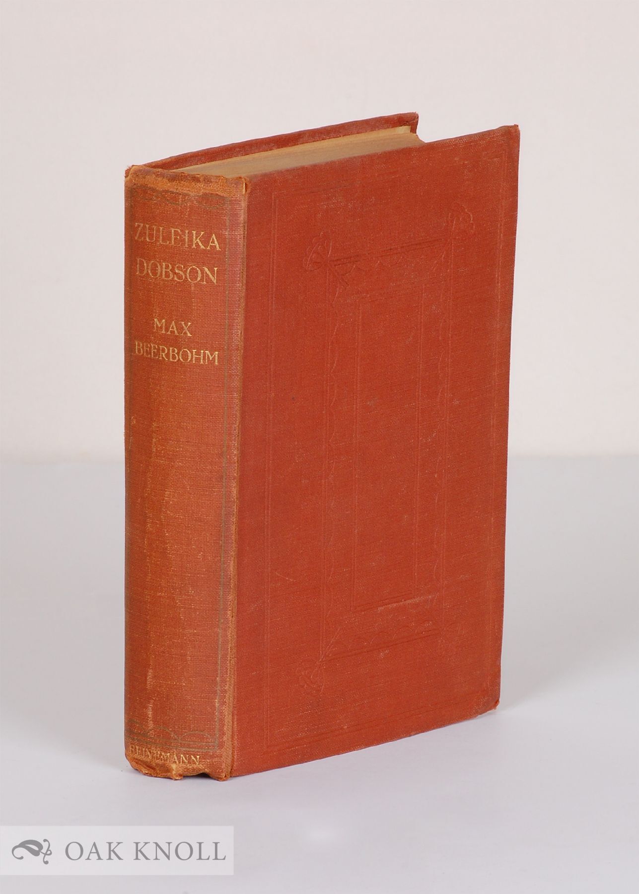 ZULEIKA DOBSON OR AN OXFORD LOVE STORY | Max Beerbohm