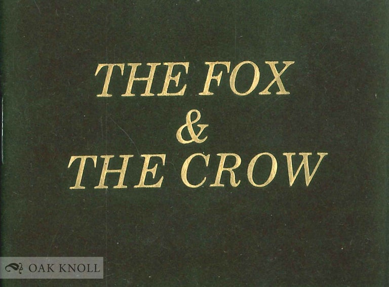Order Nr. 131384 THE FOX AND THE CROW. Aesop.