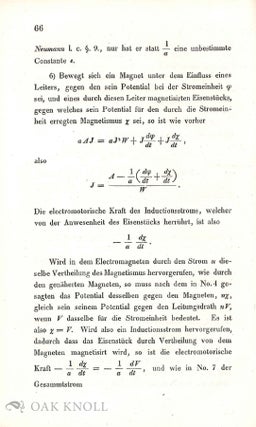 ÜBER DIE ERHALTUNG DER KRAFT, EINE PHYSIKALISCHE ABHANDLUNG, VORGETRAGEN IN DER SITZUNG DER PHYSIKALISCHEN GESELLSCHAFT ZU BERLIN AM 23STEN JULI 1847.