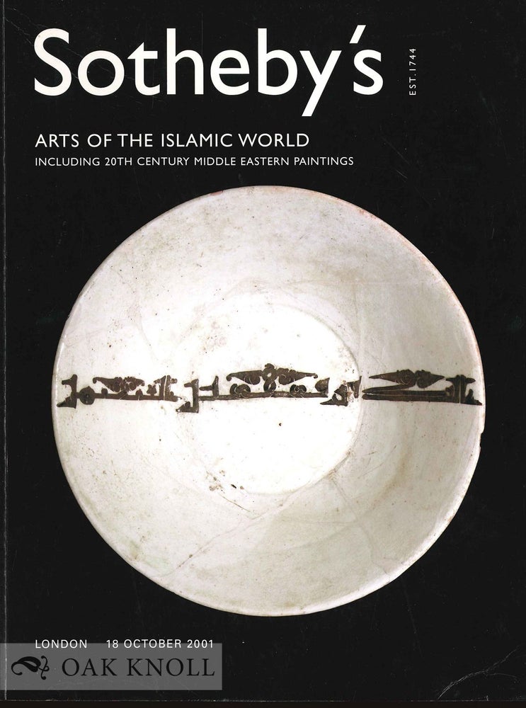 Order Nr. 131545 ARTS OF THE ISLAMIC WORLD INCLUDING 20TH CENTURY MIDDLE EASTERN PAINTINGS. Christie's.