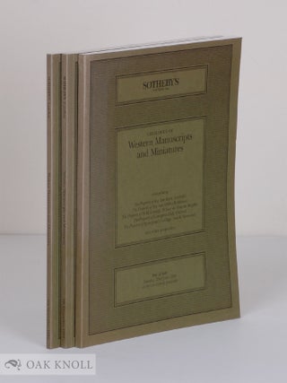 Order Nr. 131551 WESTERN MANUSCRIPTS AND MINIATURES. Sotheby's