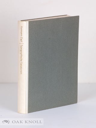 Order Nr. 131555 TYPOGRAPHISCHE VARIATIONEN, 78 BUCHTITEL UND TEXTSEITEN ALS...