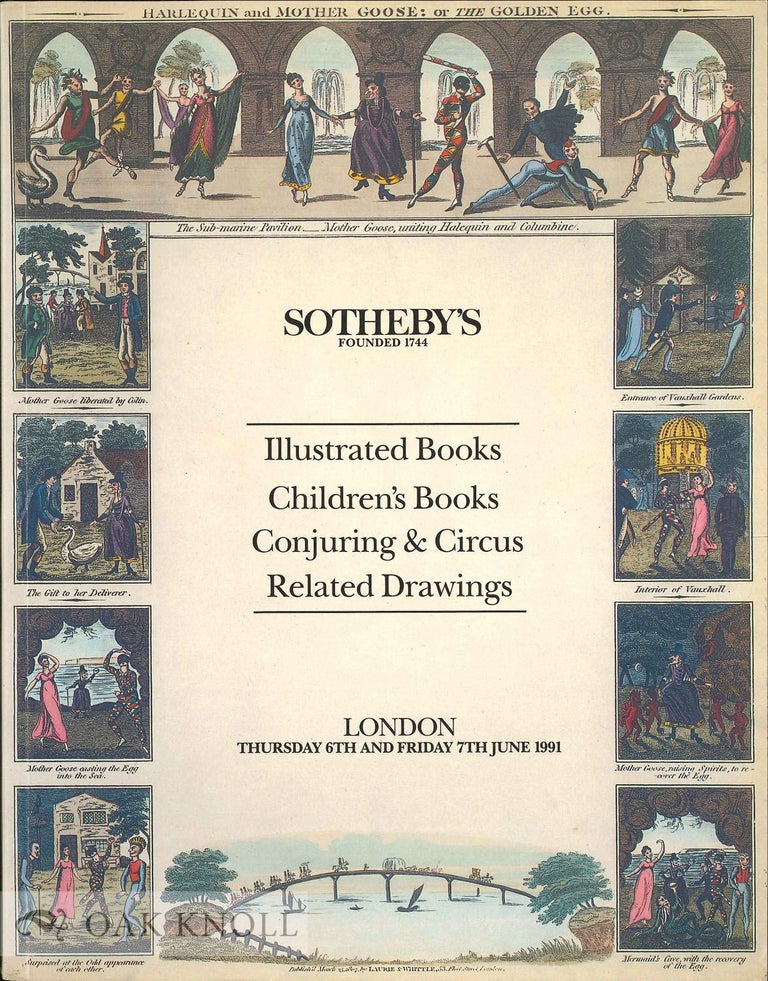 Order Nr. 131617 ILLUSTRATED AND PRIVATE PRESS BOOKS; CHILDREN'S BOOKS AND JUVENILIA; THE PERFORMING ARTS; RELATED DRAWINGS. Sotheby's.
