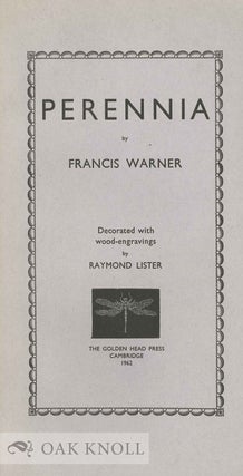 Order Nr. 132083 PERENNIA. Francis Warner