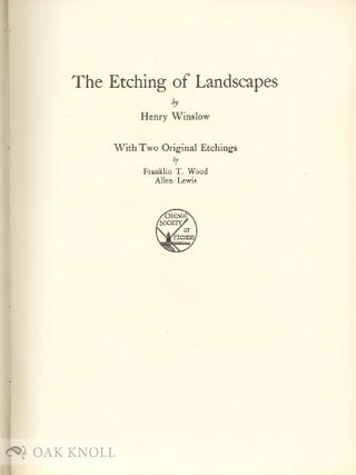 THE ETCHING OF LANDSCAPES.