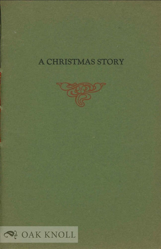 Order Nr. 132677 A CHRISTMAS STORY: A STORY FOR CHILDREN. Eleanor Fowler.