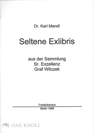 Order Nr. 133211 SELTENE EXLIBRIS. Karl Mandl