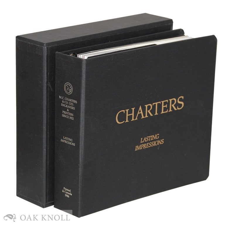 Order Nr. 133343 CHARTERS: LASTING IMPRESSIONS.