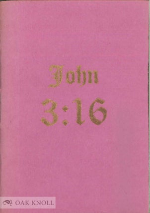 Order Nr. 133385 JOHN 3:16