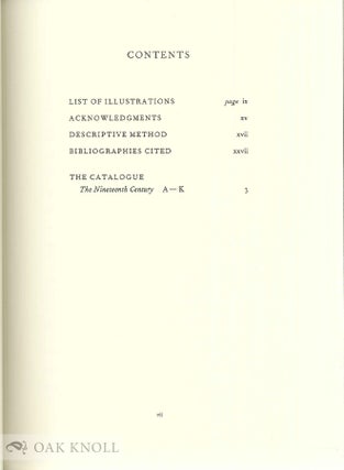CATALOGUE OF THE COTSEN CHILDREN'S LIBRARY: THE NINETEENTH CENTURY, (VOLS. I & II)
