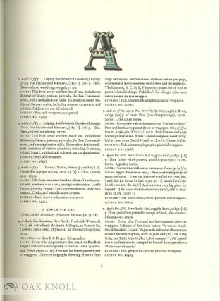 CATALOGUE OF THE COTSEN CHILDREN'S LIBRARY: THE NINETEENTH CENTURY, (VOLS. I & II)