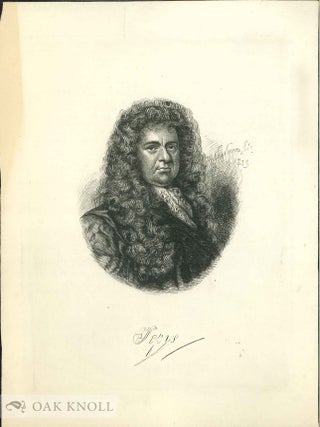 Order Nr. 134181 Etching of Samuel Pepys. Charles William Sherborn