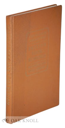 Order Nr. 134201 BRITISH BOOKBINDINGS PRESENTED BY KENNETH H. OLDAKER TO THE CHAPTER LIBRARY OF...