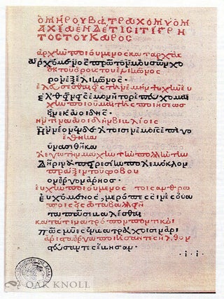 THE GREEK INCUNABLES & GREEK WORKS IN FOREIGN INCUNABLES.