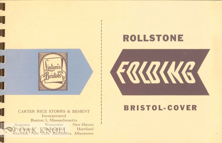 Order Nr. 134351 ROLLSTONE FOLDING BRISTOL-COVER.