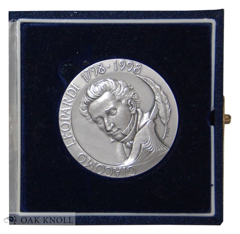 Order Nr. 134418 Medal commemoration 200th anniversary of the birth of Giacomo Leopardi