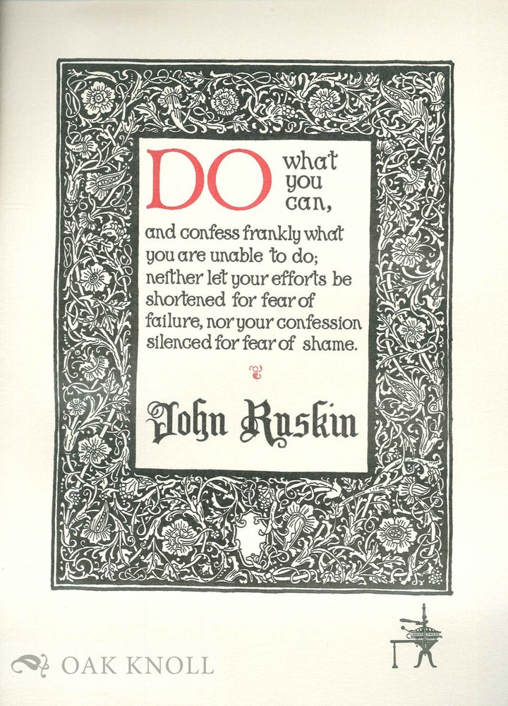 Order Nr. 134495 DO WHAT YOU CAN. John Ruskin.