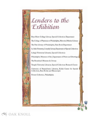 MAKING THE RENAISSANCE MANUSCRIPT: DISCOVERIES FROM PHILADELPHIA LIBRARIES