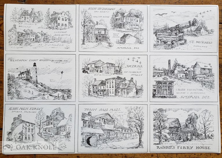Order Nr. 134671 Uncut folio featuring nine postcards. Nancy Sawin.