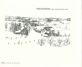 Order Nr. 134674 HOCKESSIN - THE WINTER OF 1910. Nancy Sawin