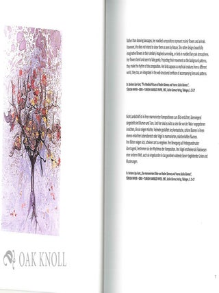 YVONNE JÄCKLE, "MARBLED FLOWERS" WORKS FROM THE 80S. "MARMORIERTE BLUMEN" ARBEITEN AUS DEN 80ERN.