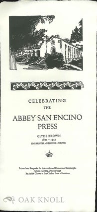 Order Nr. 134753 CELEBRATING THE ABBEY SAN ENCINO PRESS