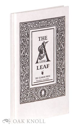 Order Nr. 134755 THE ALDINE LEAF. Andre Chaves
