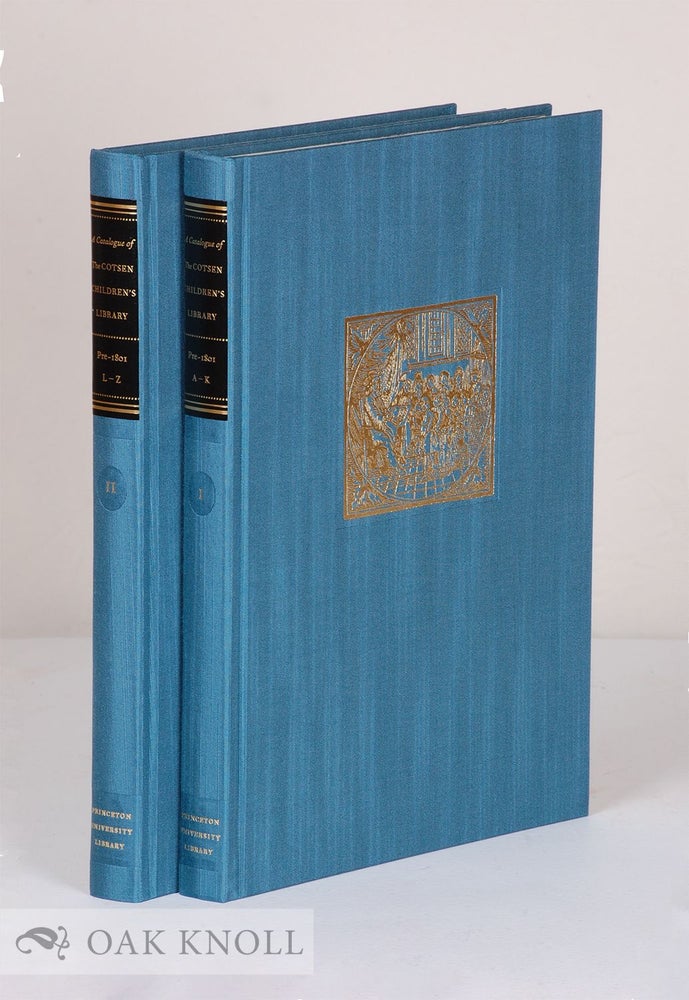 Order Nr. 134761 CATALOGUE OF THE COTSEN CHILDREN'S LIBRARY: THE PRE-1801 IMPRINTS, (VOLS. I & II)
