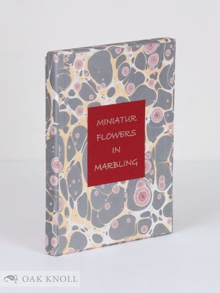 Order Nr. 134766 MINIATUR FLOWERS IN MARBLING. AN ACCORDION BOOK WITH TEN MINIATUR FLOWERS. Nedim...