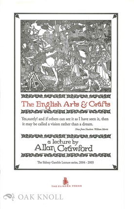 Order Nr. 134781 THE ENGLISH ARTS & CRAFTS. Allan Crawford