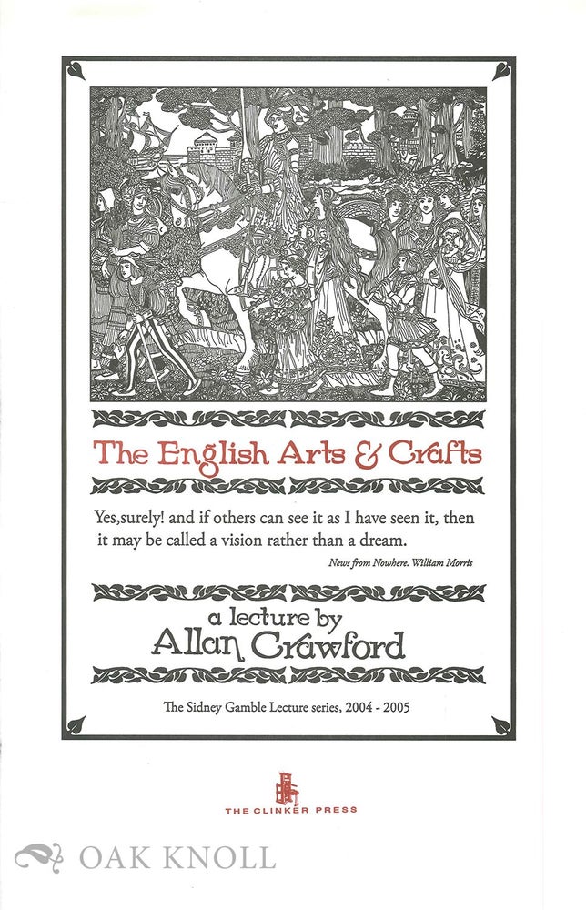Order Nr. 134781 THE ENGLISH ARTS & CRAFTS. Allan Crawford.