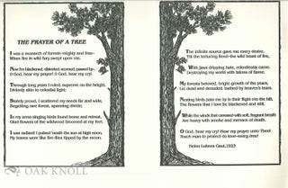 Order Nr. 134826 THE PRAYER OF A TREE. Helen Lukens Gaut